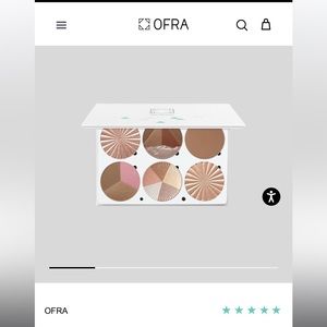 OFRA ON THE GLOW HIGHLIGHTING AND BRONZING  PALETTE